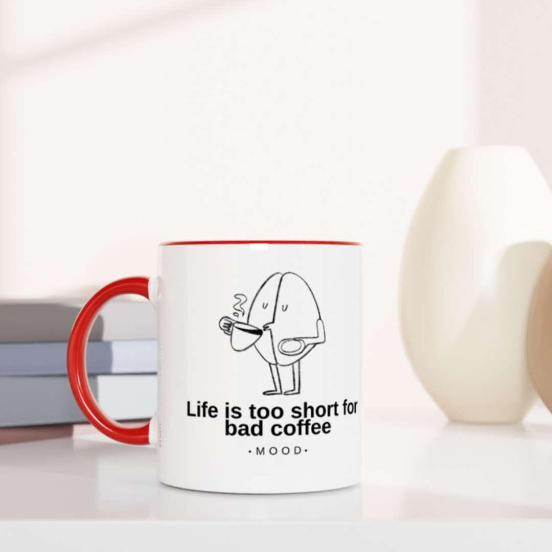 Taza de Cerámica: Life is Too Short