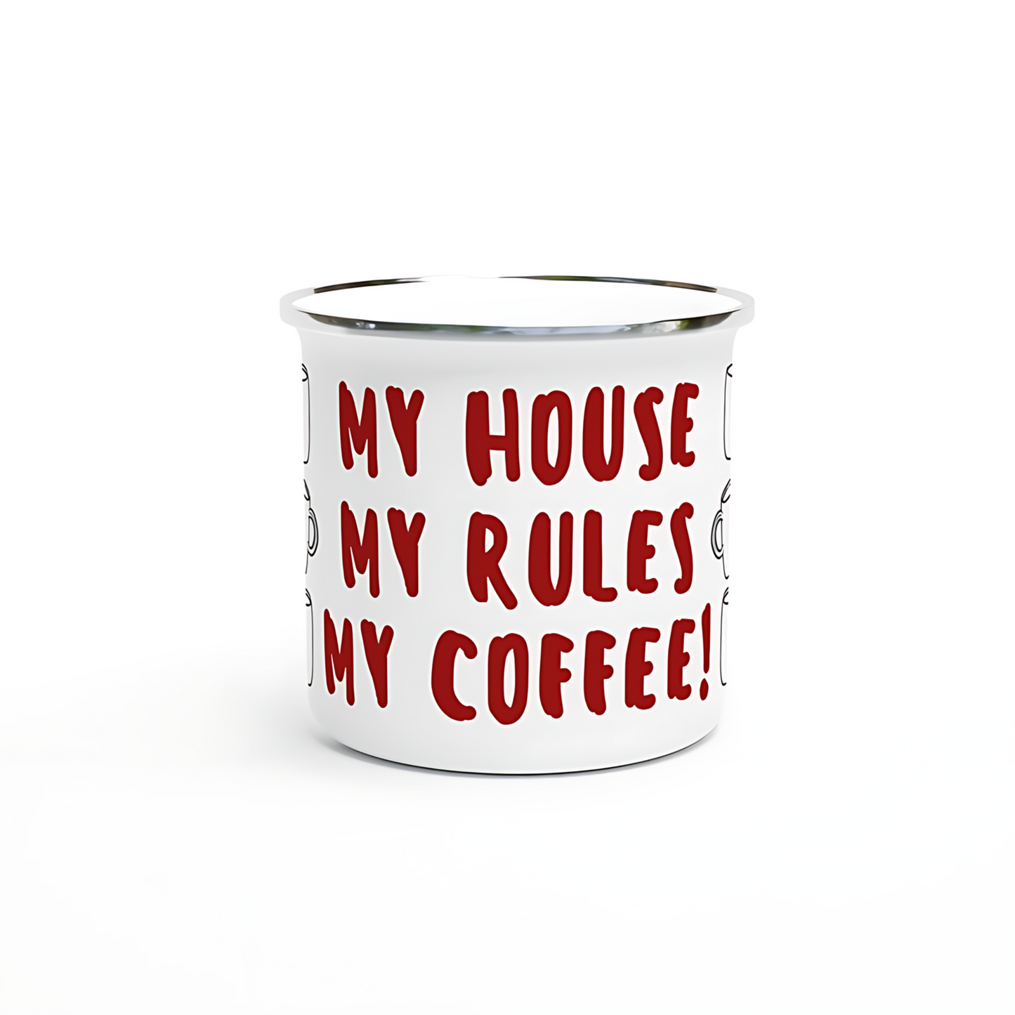 Taza Esmaltada My Rules