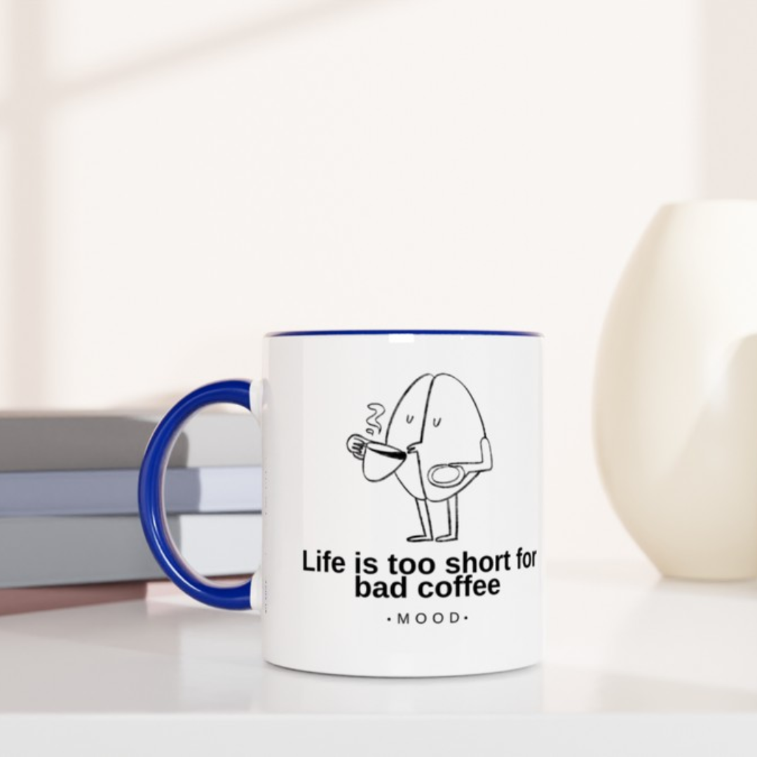 Taza de Cerámica: Life is Too Short