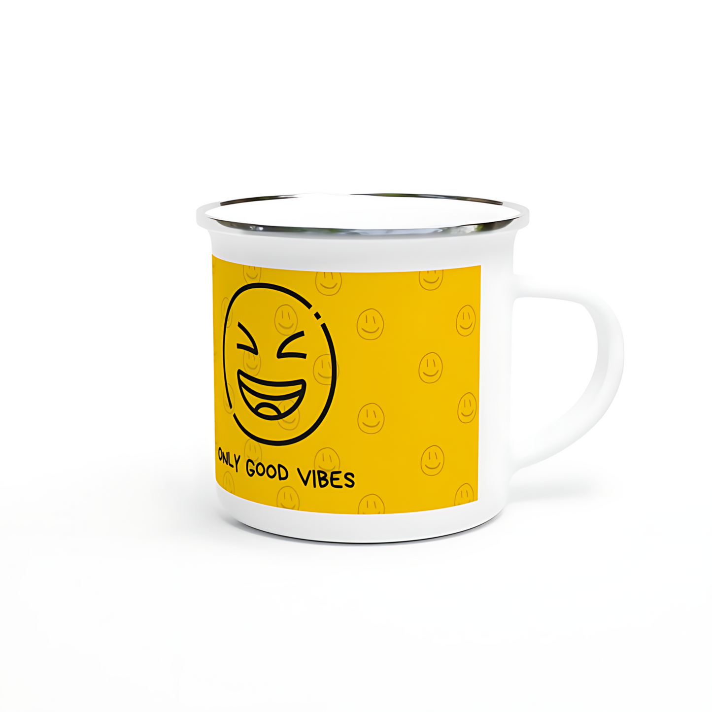 Taza Esmaltada Only Good Vibes