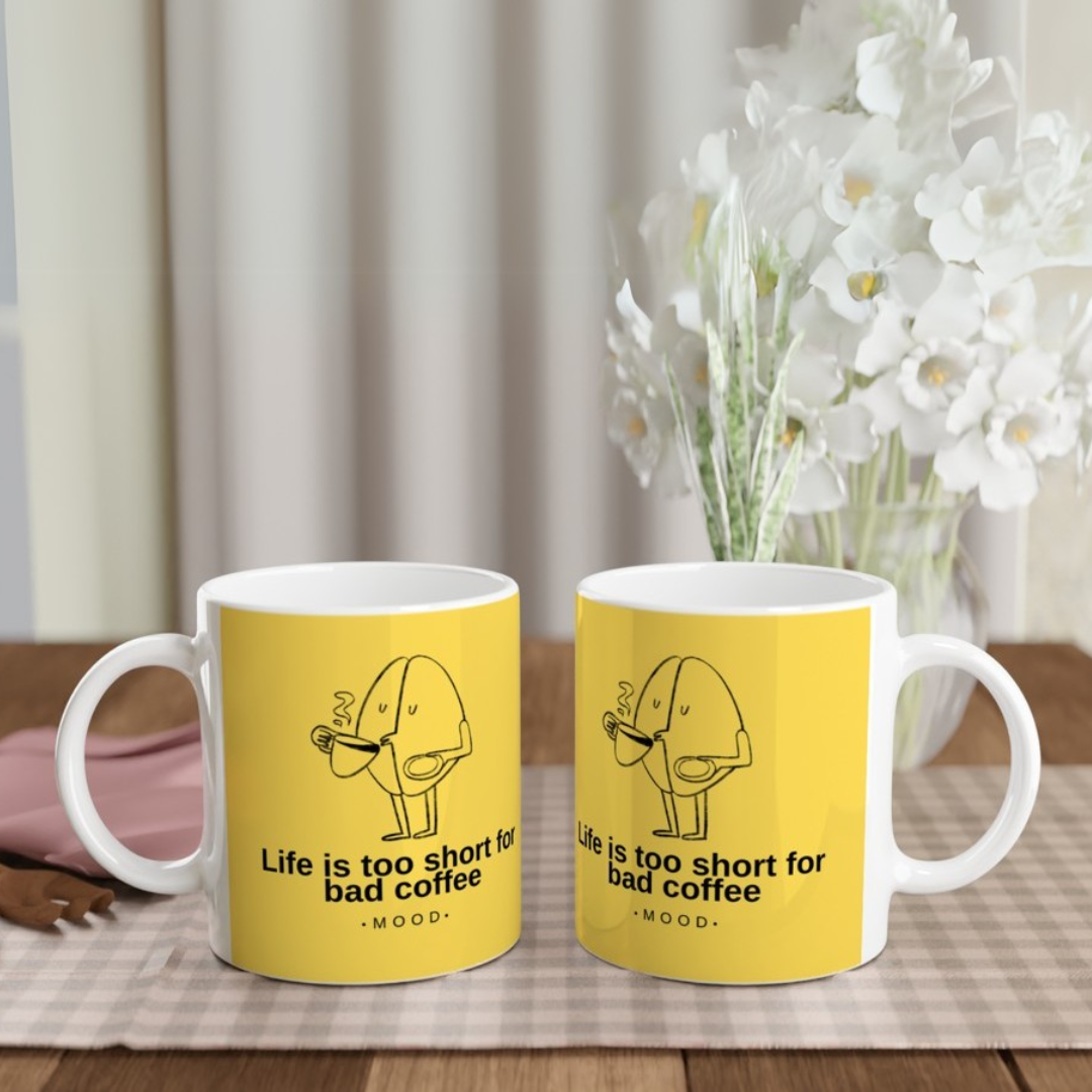 Taza de Cerámica: Life is Too Short