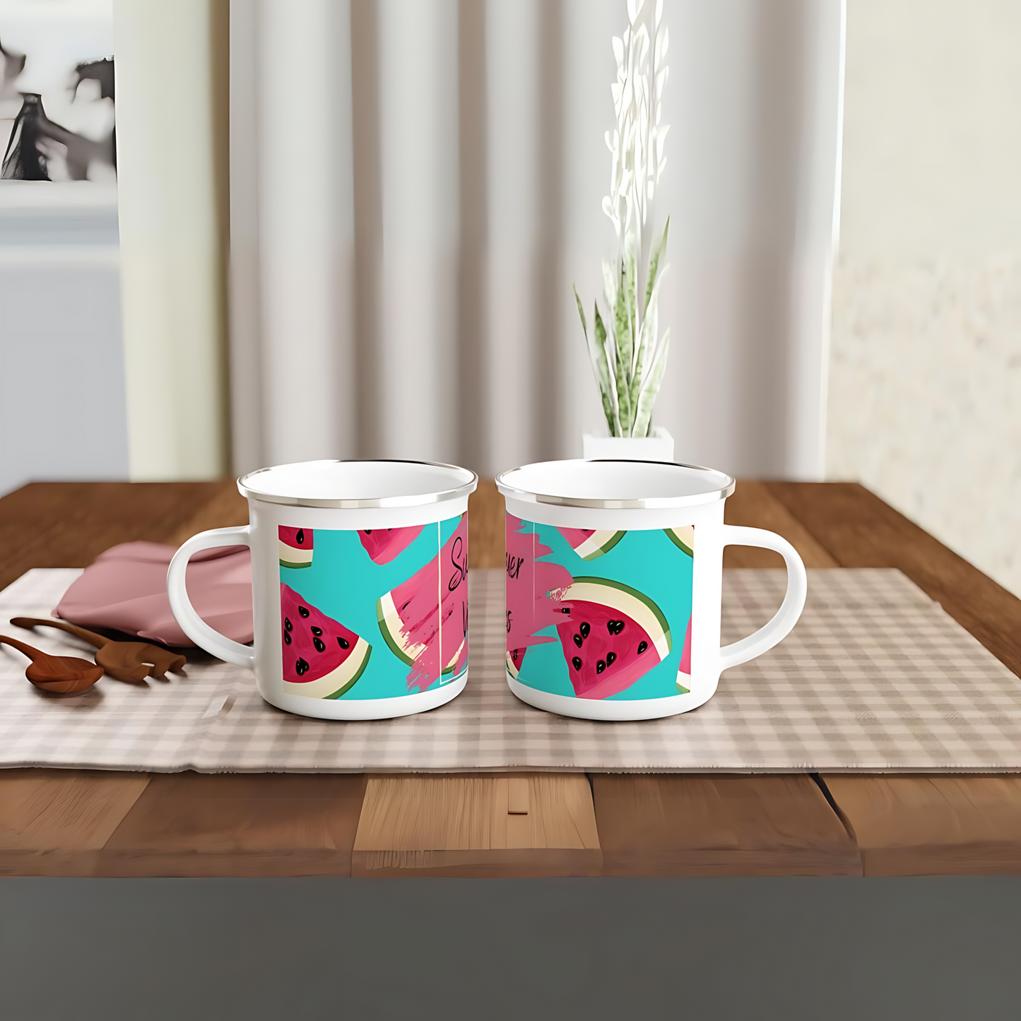 Taza Esmaltada Summer Vibes