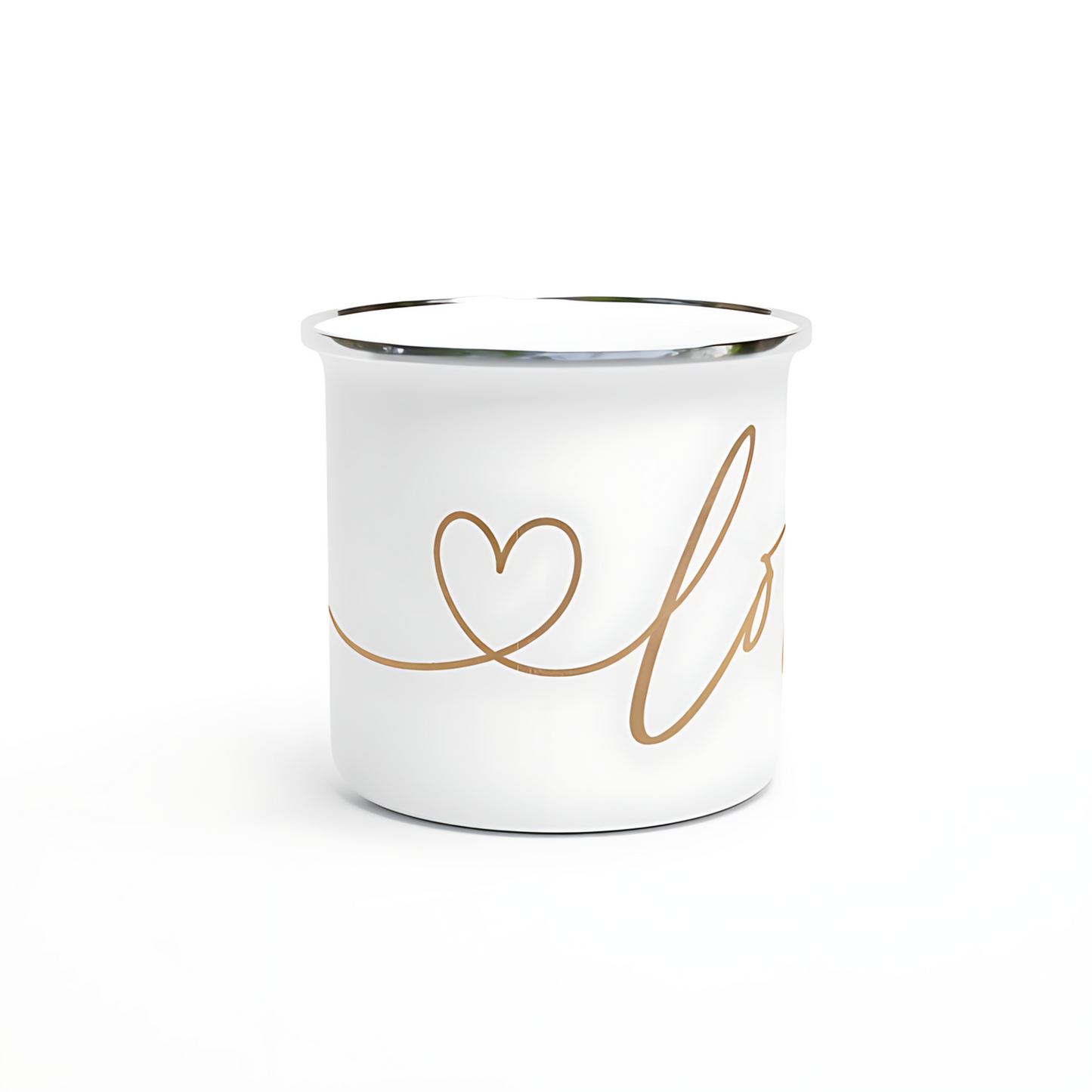 Taza Esmaltada Love is the answer