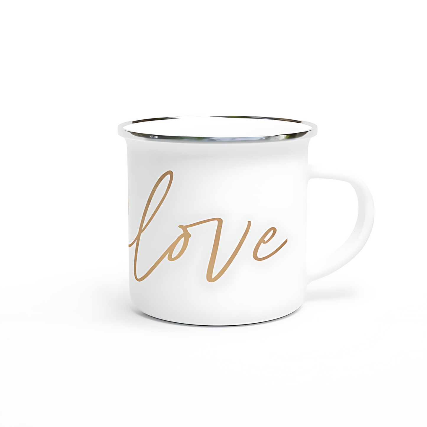 Taza Esmaltada Love is the answer