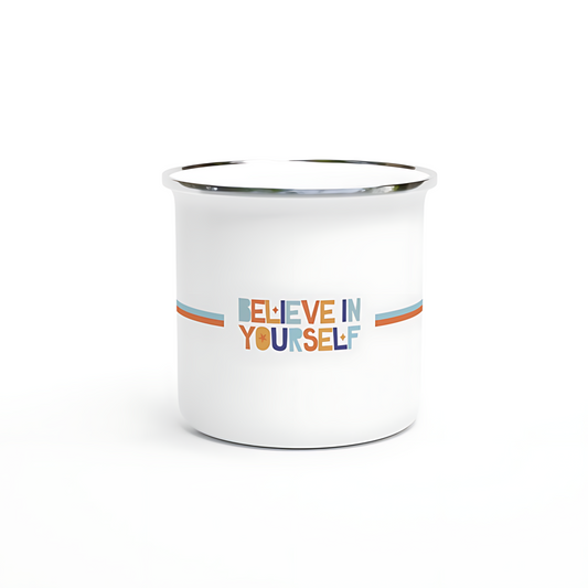 Taza Esmaltada Believe in yourself