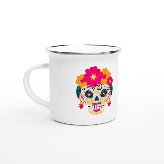 Taza Esmaltada Catrina