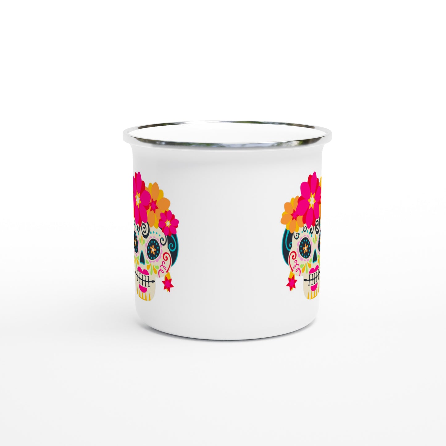 Taza Esmaltada Catrina