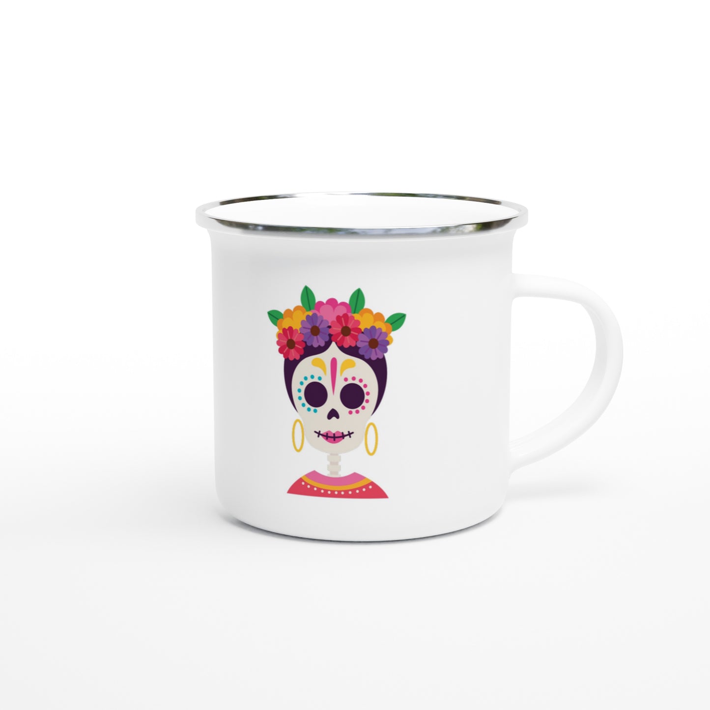 Taza Esmaltada Catrina Cute