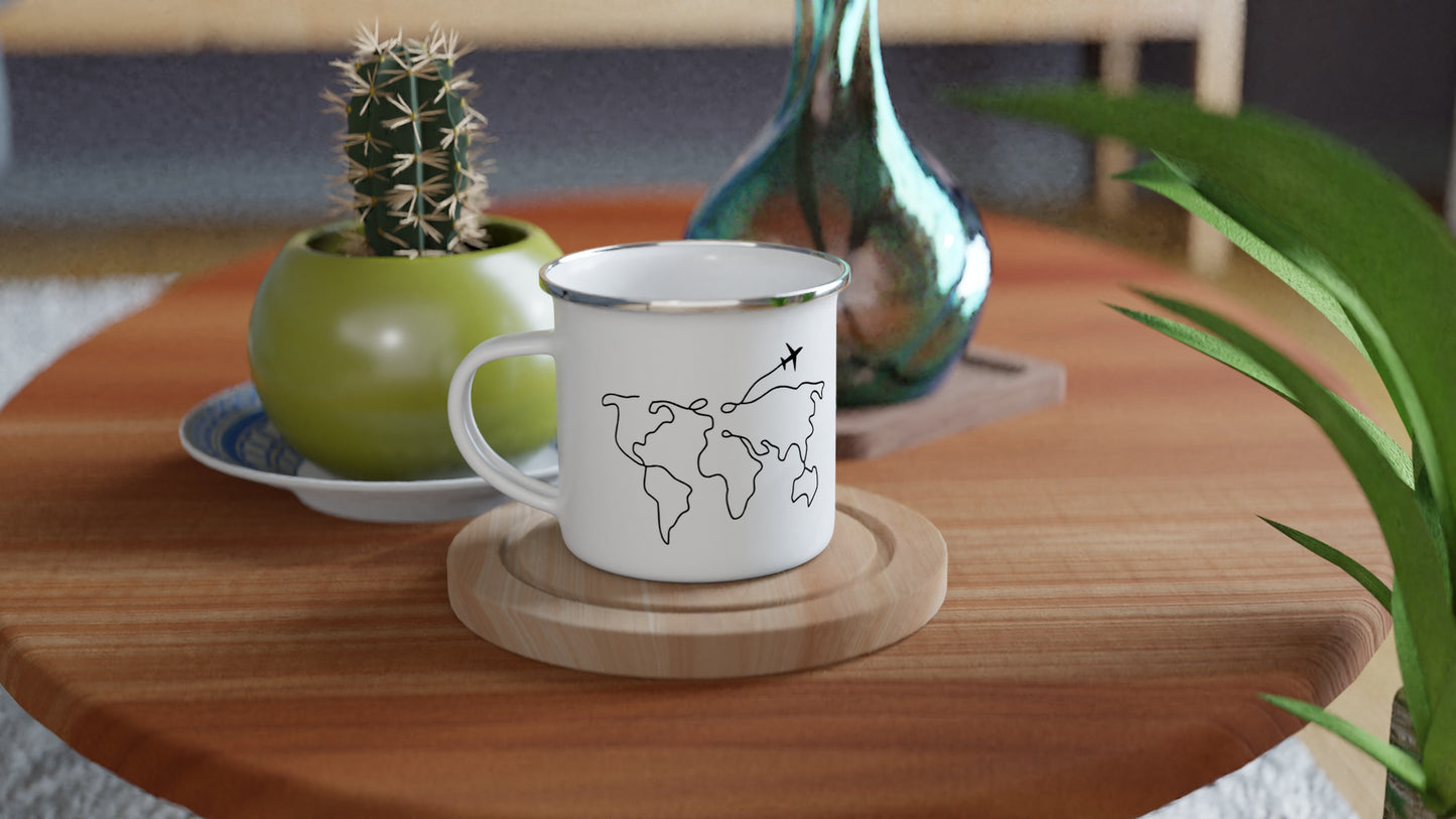 Taza Esmaltada Viaje