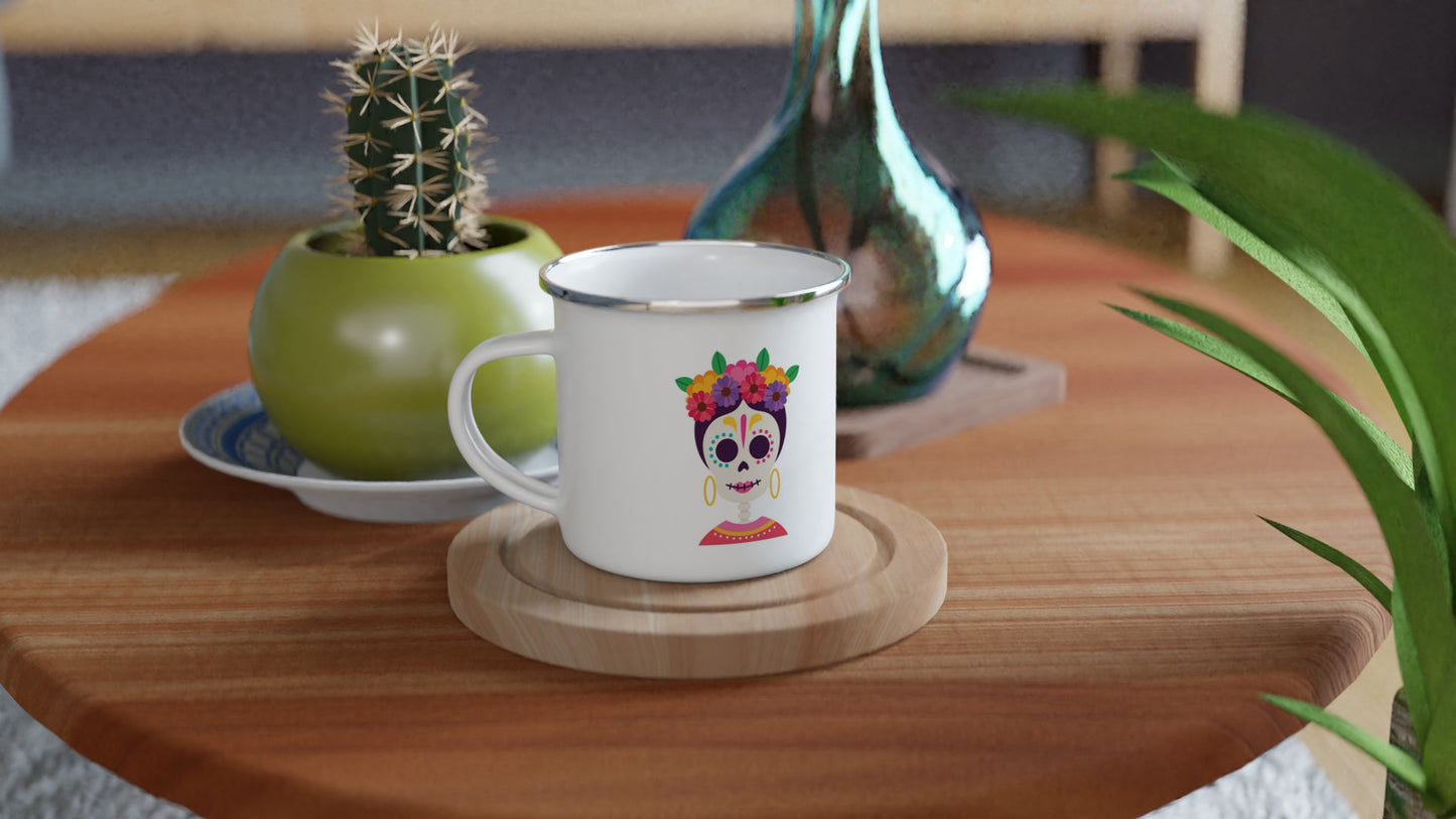 Taza Esmaltada Catrina Cute