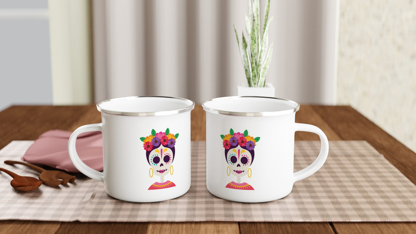 Taza Esmaltada Catrina Cute