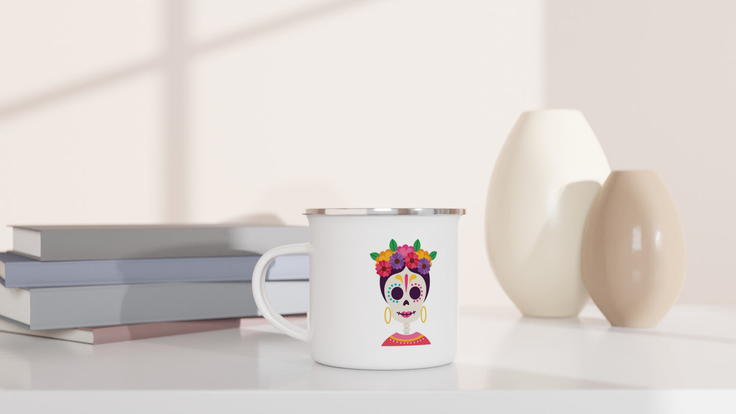 Taza Esmaltada Catrina Cute